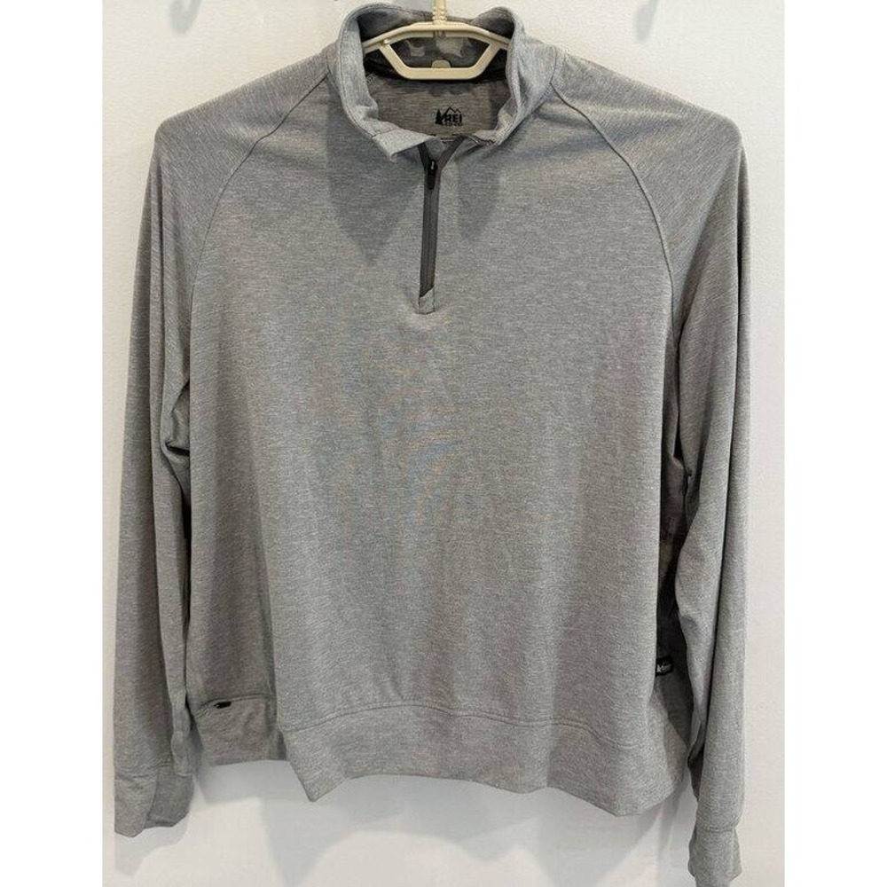 REI Co-op Active‎ Pursuits Long Sleeve 1/4 Zip Pullover Womens Sun Protection L